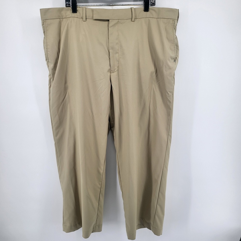 RLX Ralph Lauren Mens‎ 42x27 Golf Pants Khaki Relaxed Fit Lightweight hemmed